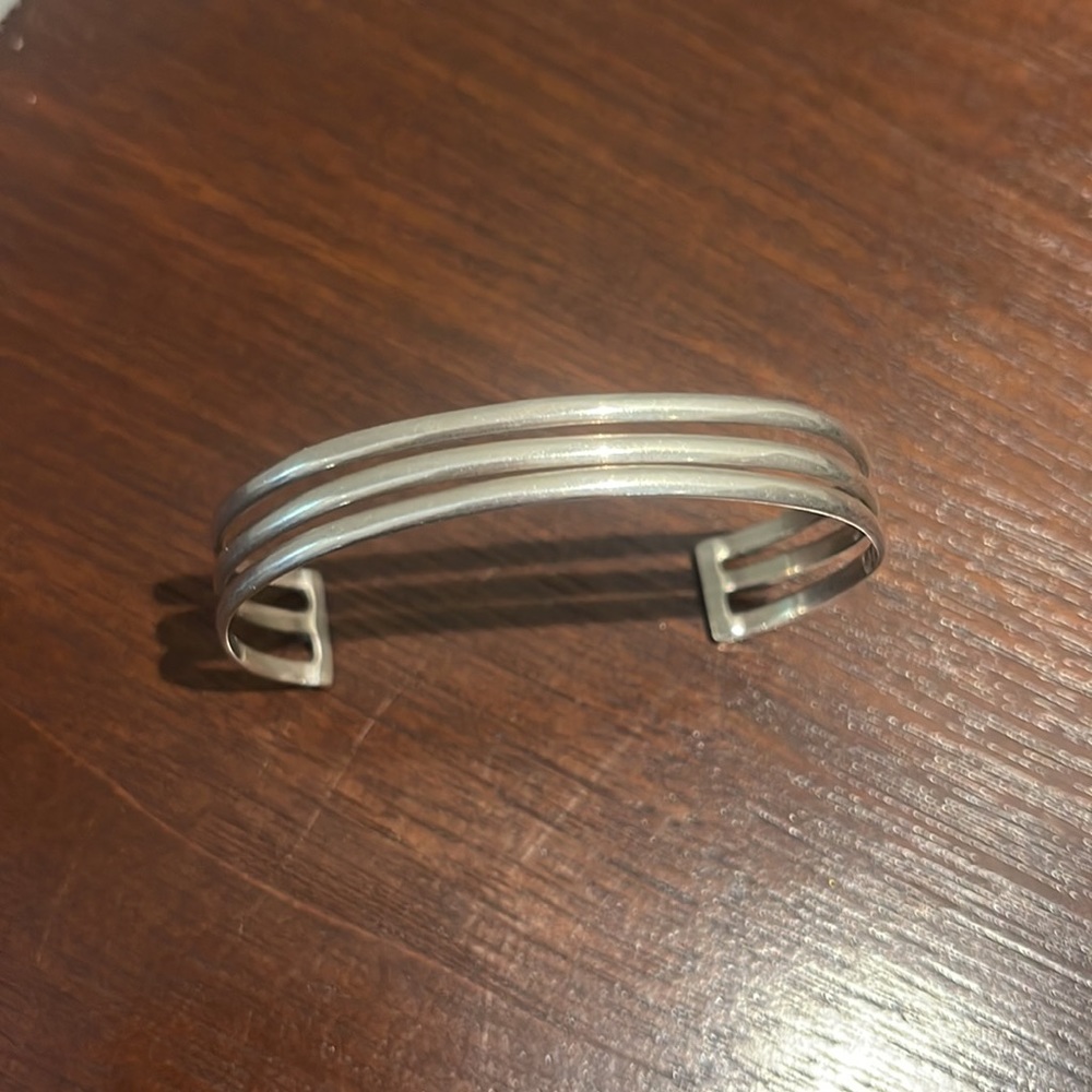 Bulk 3 sterling silver cuff bracelet - Picture 3 of 8